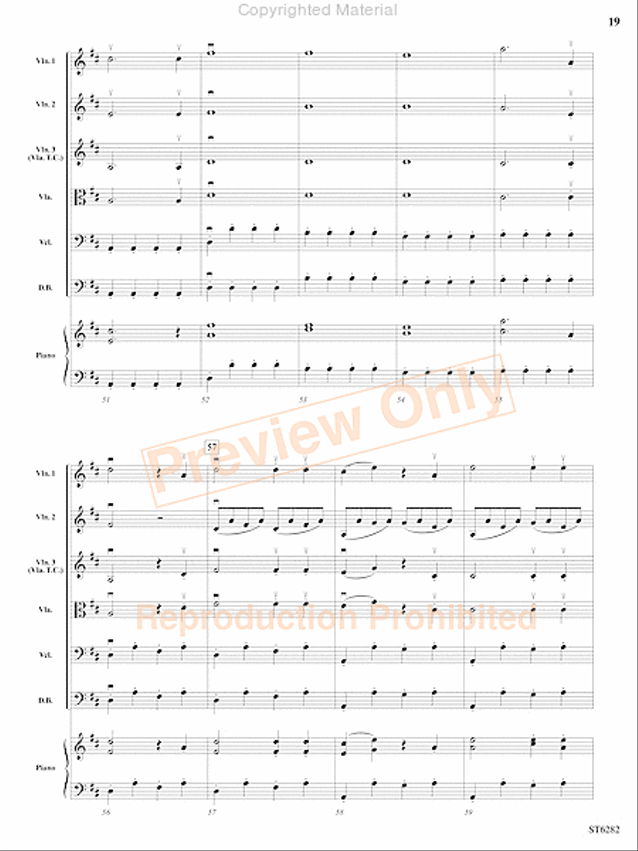 Suite from the Magic Flute String Orchestra scores gallery preview page 20