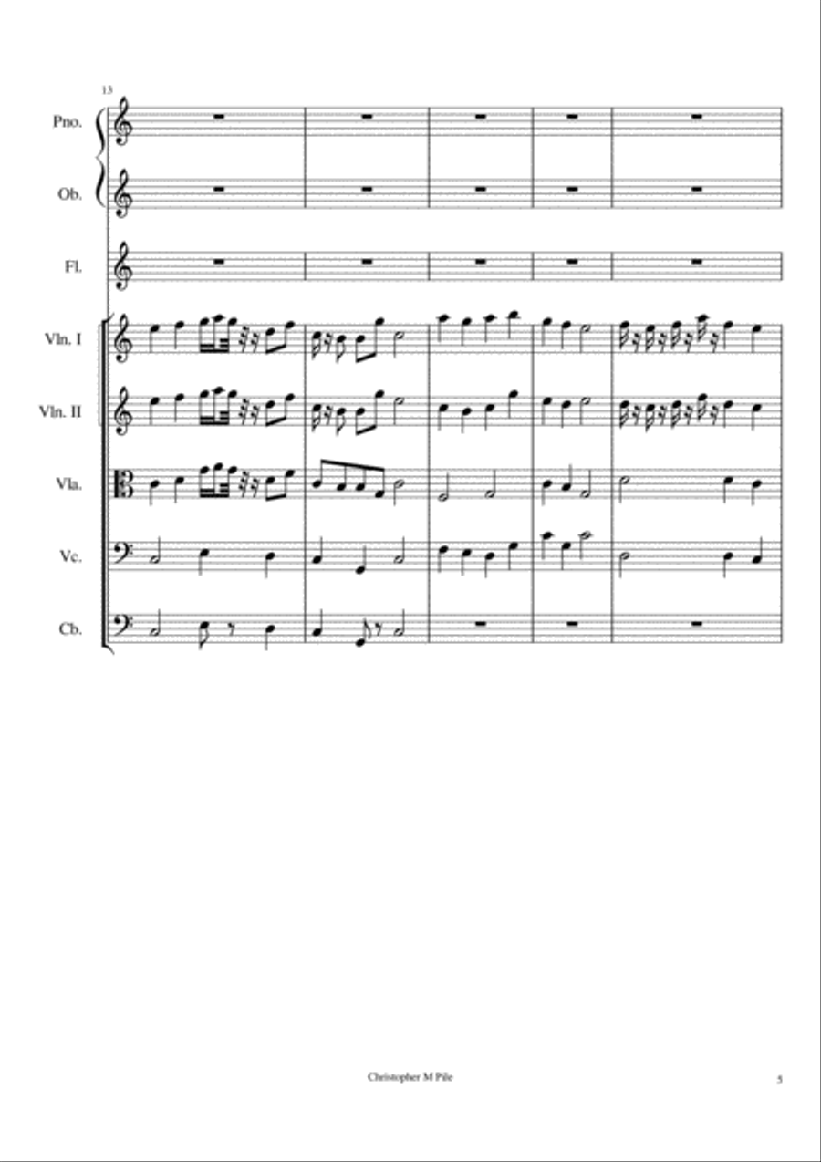 Melodia de Suzzana Melodia de Suzzana Small Ensemble scores gallery preview page 5