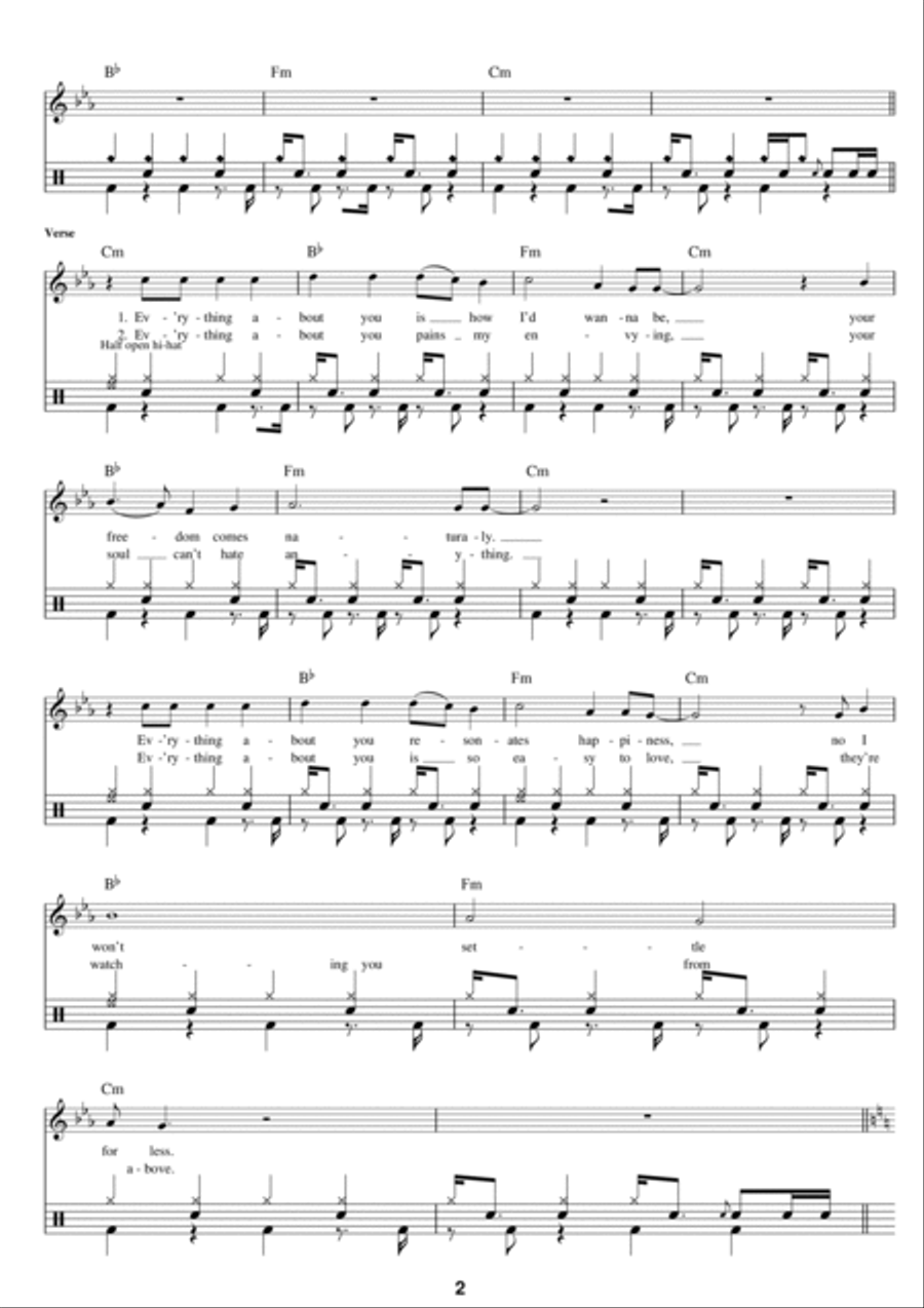 Bliss Drum Set scores gallery preview page 2