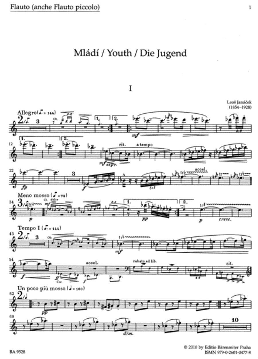 Mladi (Die Jugend) Woodwind Quintet scores gallery preview page 2