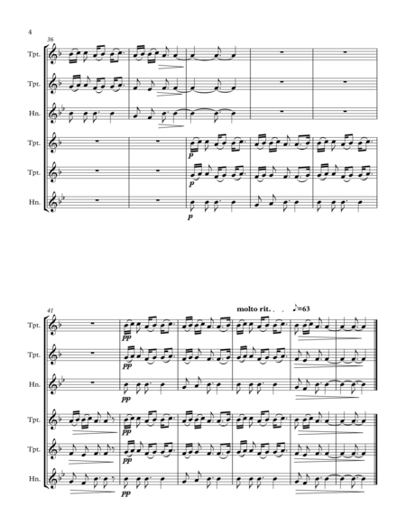 Polegnala e Todora (Todora's Love Song) (brass ensemble)