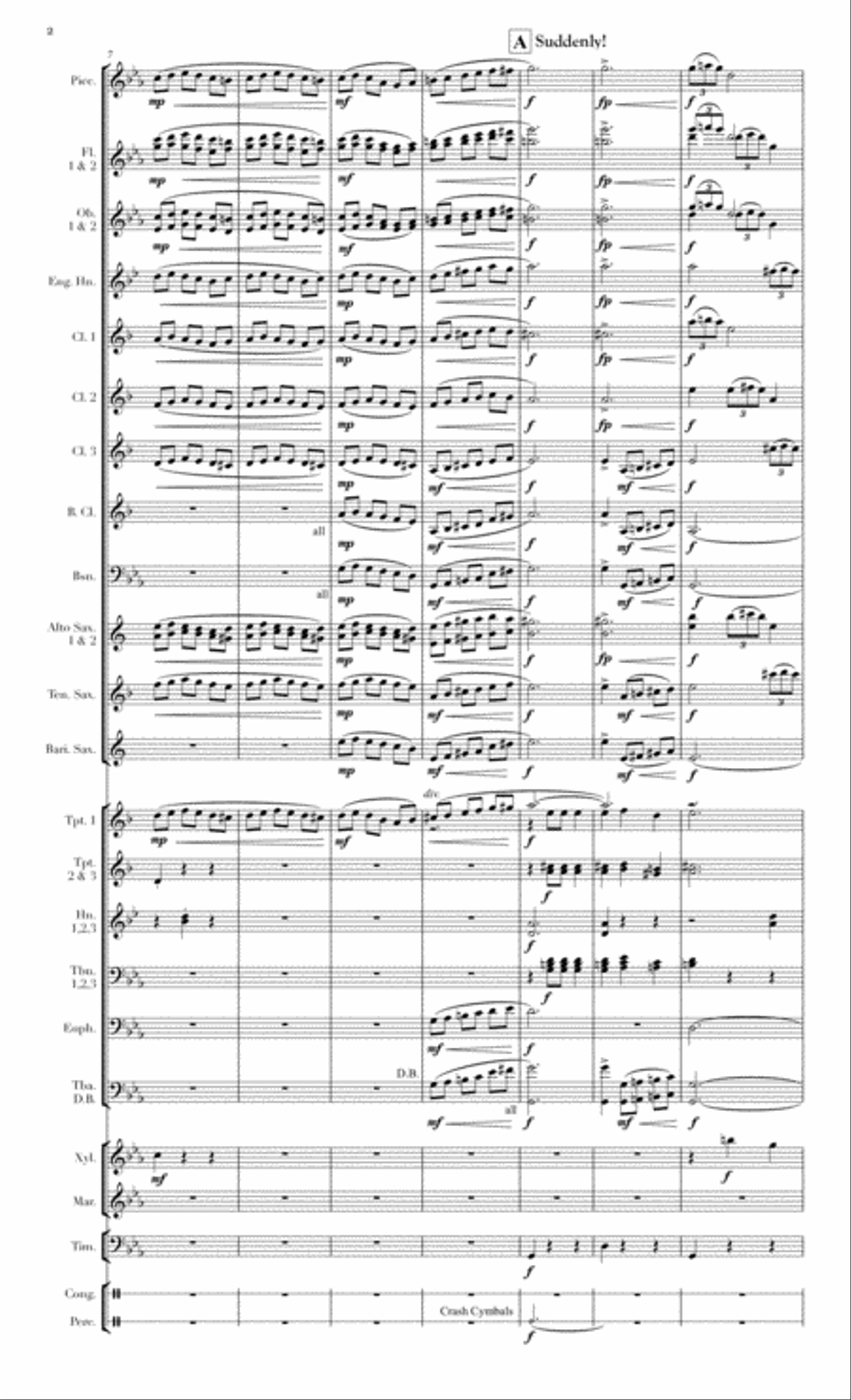 Dancing Devil for Wind Band (Score) Concert Band scores gallery preview page 2