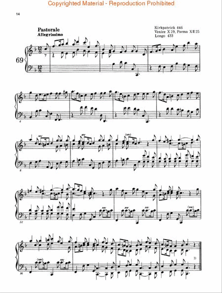 100 Sonatas – Volume 3 (Sonata 68, K445 – Sonata 100, K551) Harpsichord scores gallery preview page 2
