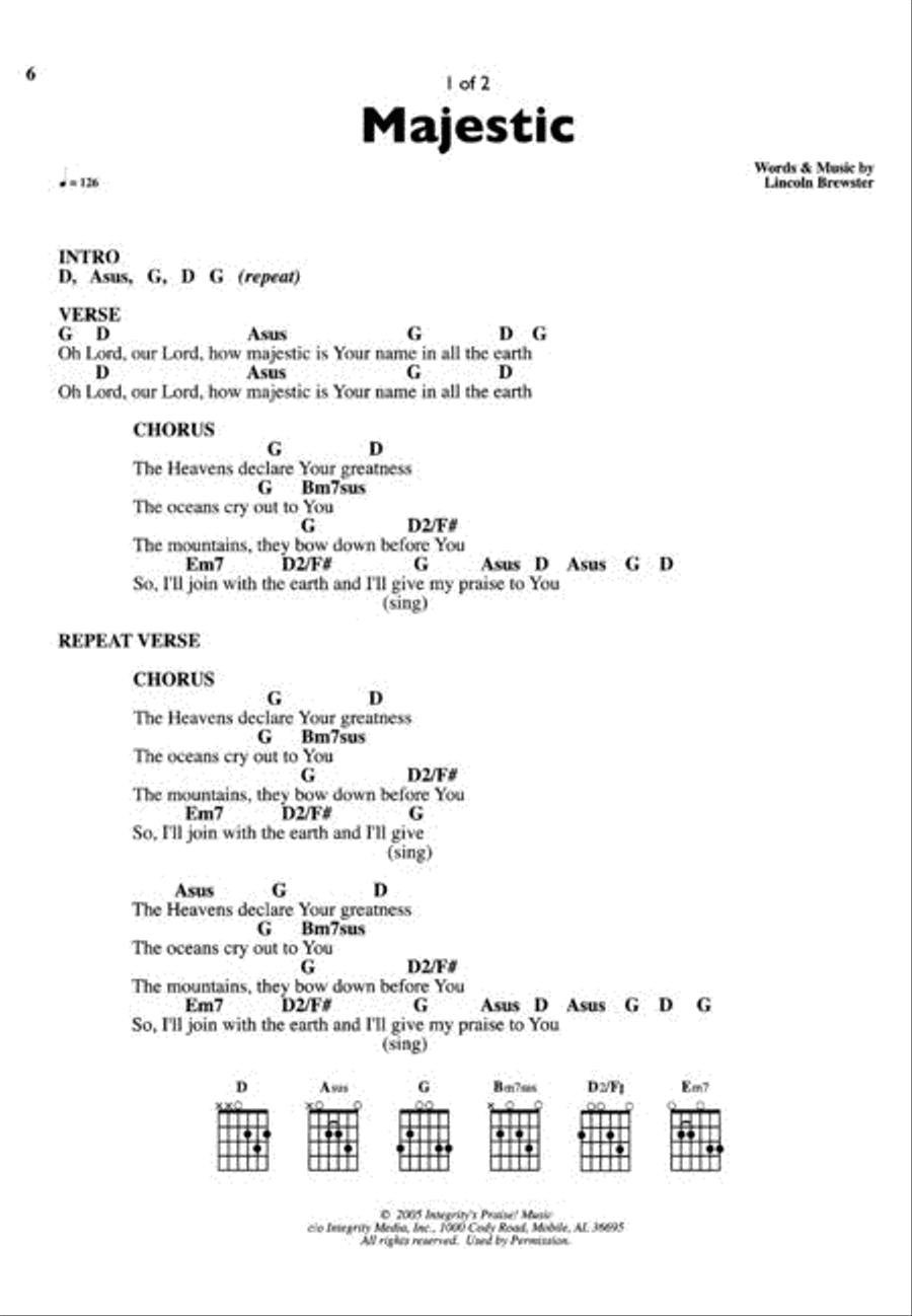 Lincoln Brewster - All to You Electric Guitar scores gallery preview page 3