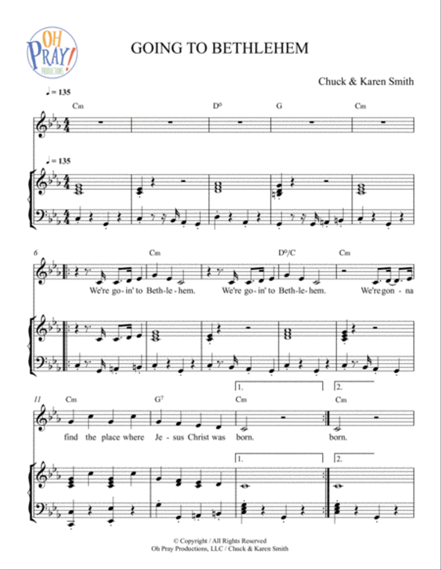 Going To Bethlehem Going To Bethlehem Voice scores gallery preview page 2