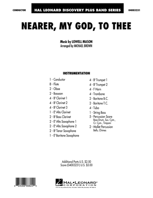 Book cover for Nearer, My God, To Thee - Full Score