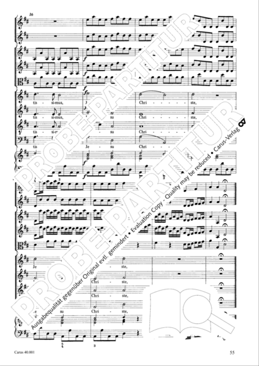 Gloria in D SSA scores gallery preview page 62