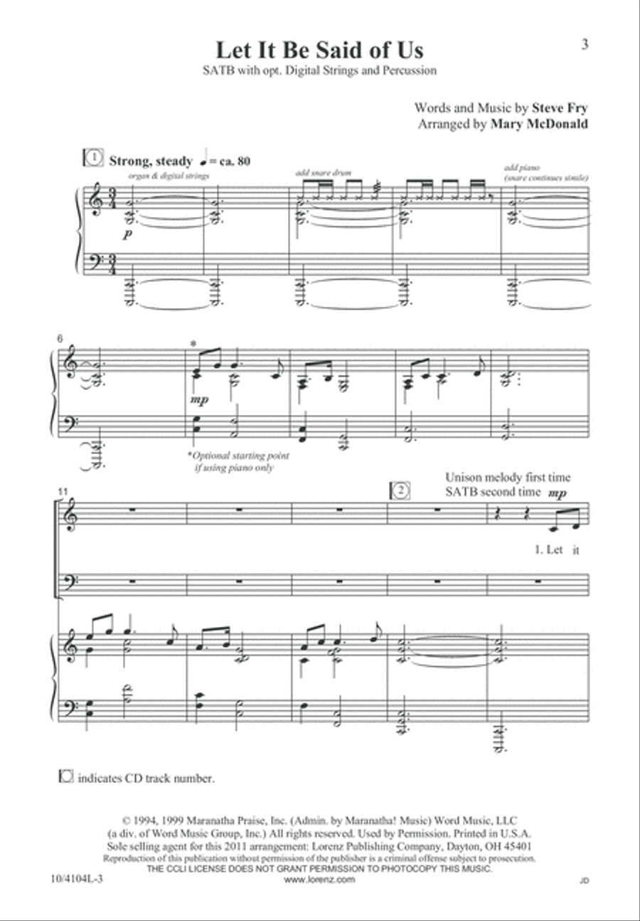 Let It Be Said of Us 4-Part scores gallery preview page 4