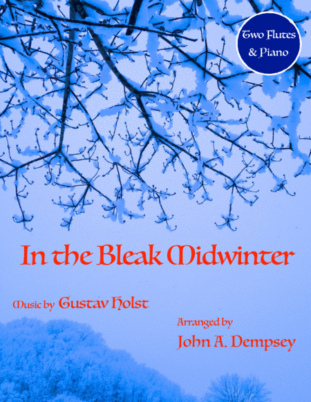 In the Bleak Midwinter (Trio for Two Flutes and Piano) image number null