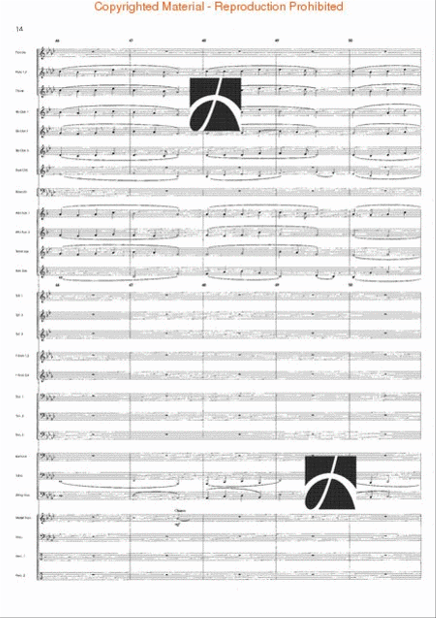 Westminster Carol Concert Band scores gallery preview page 11