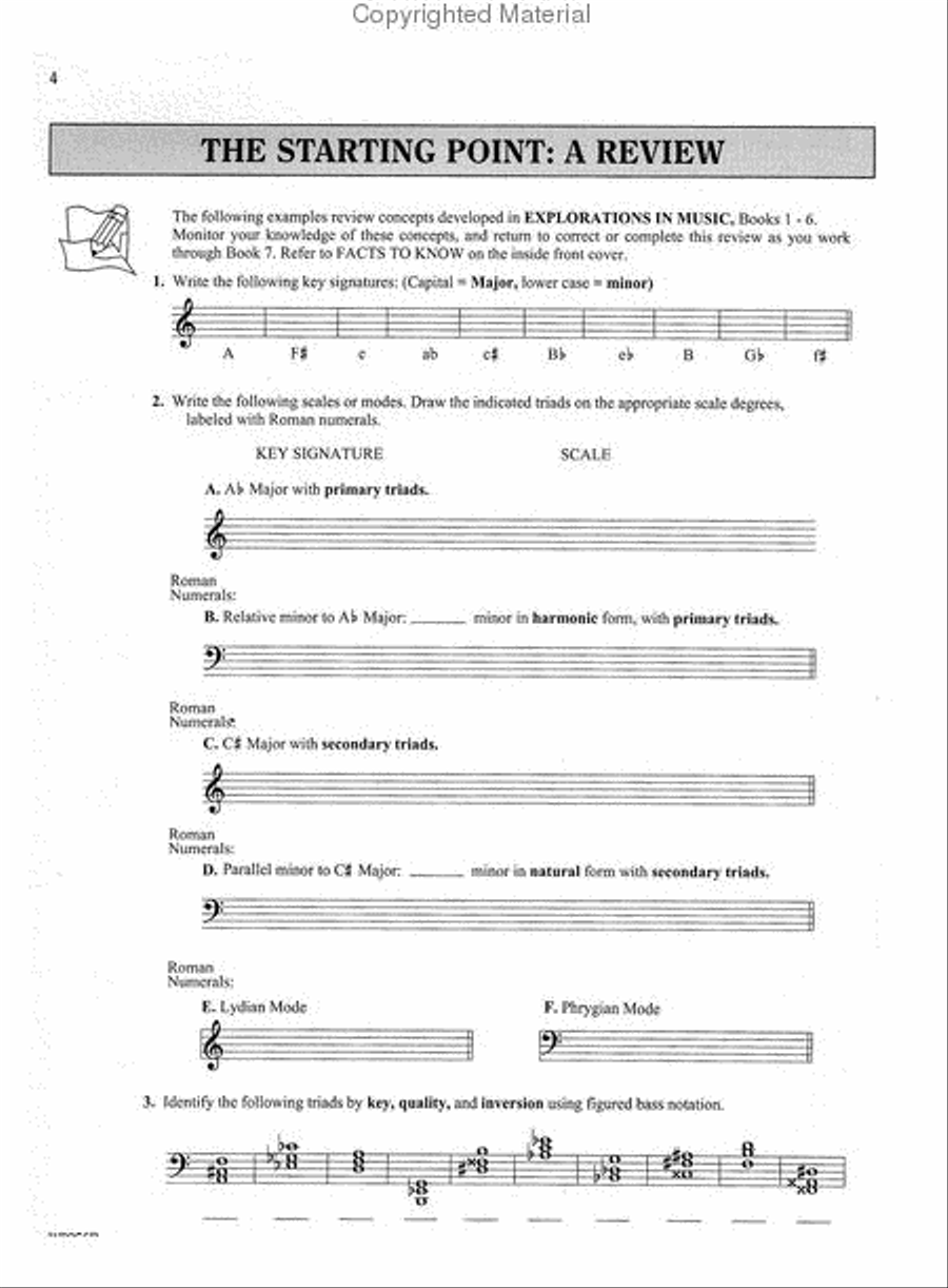 Explorations in Music, Book 7 (Book & CD) Piano Method scores gallery preview page 2
