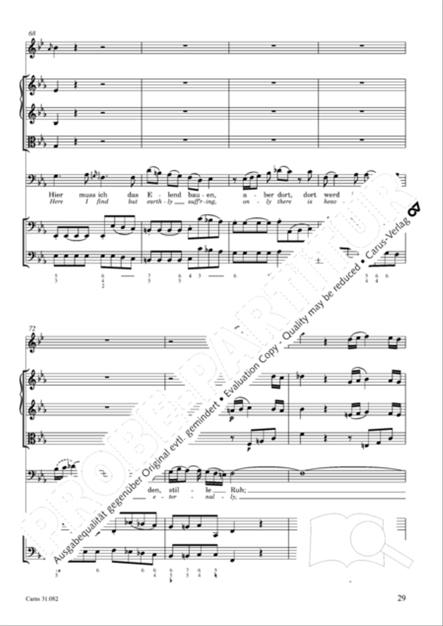 I have enough (Ich habe genung) Mezzo-Soprano Voice scores gallery preview page 30