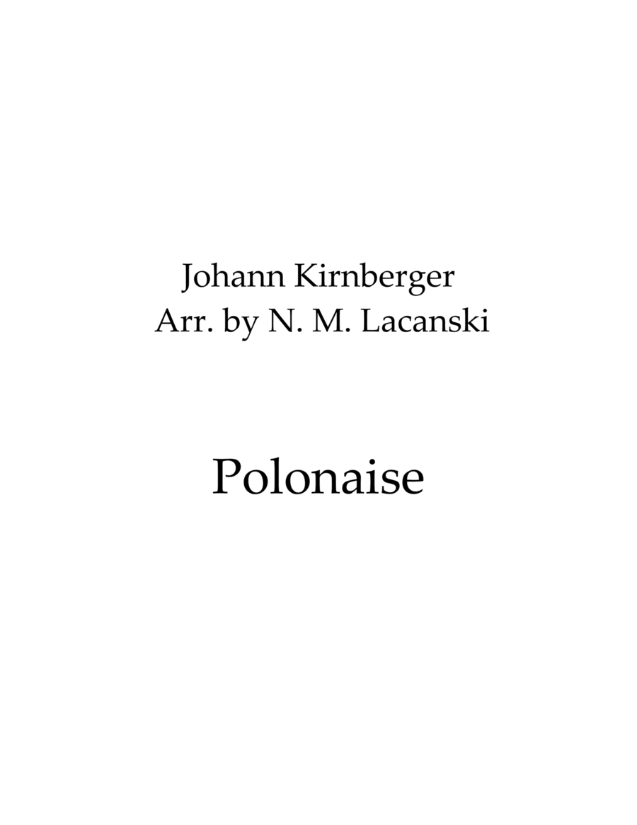 Polonaise String Duet scores gallery preview page 1