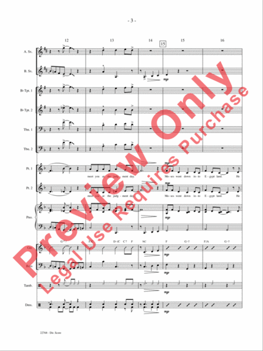 Climbing Up the Mountain Choir scores gallery preview page 4