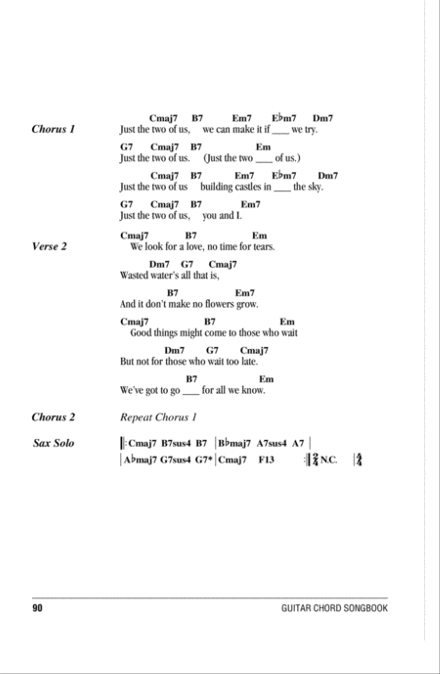 Just The Two Of Us Acoustic Guitar scores gallery preview page 2