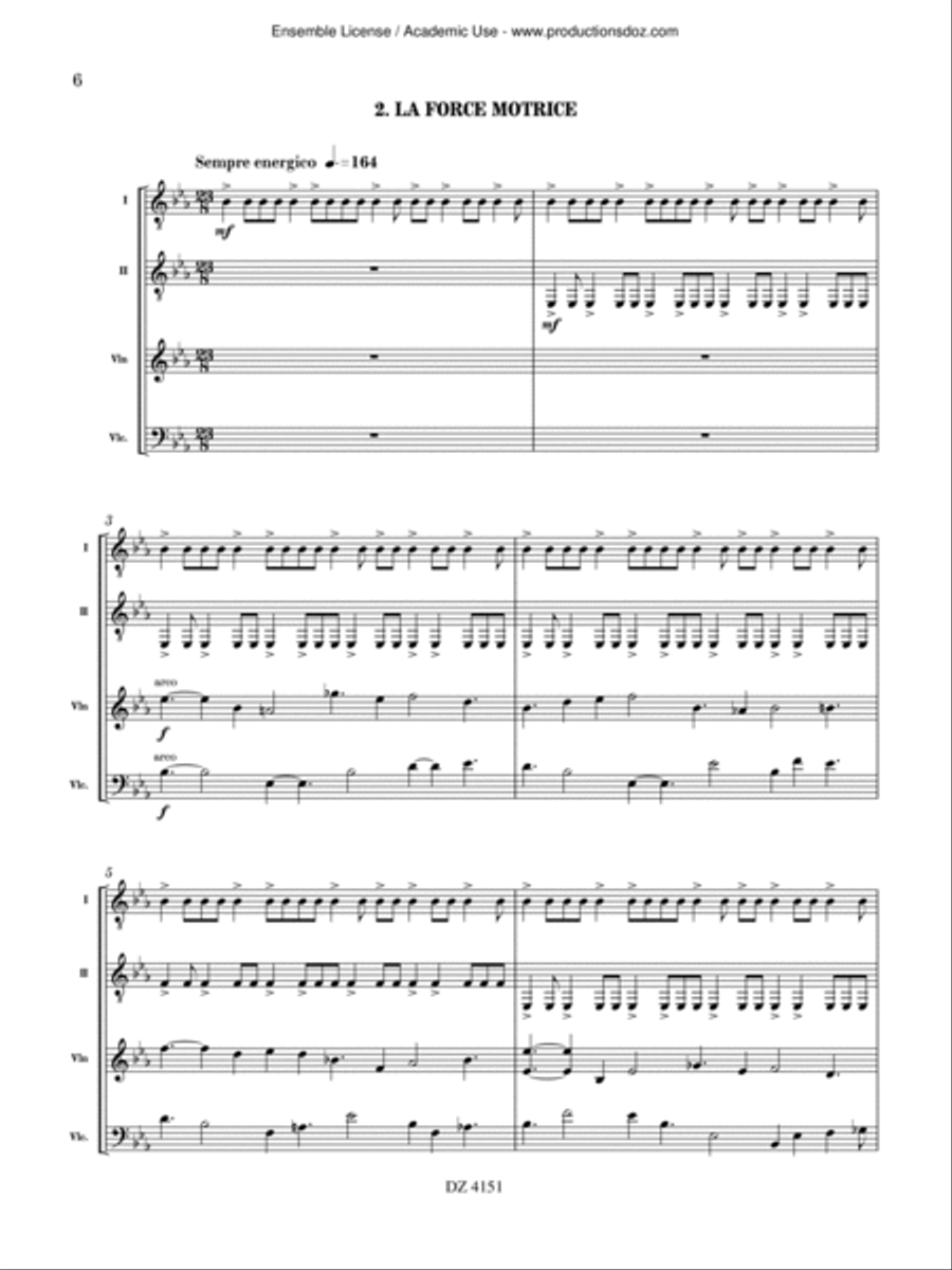 Fantaisie No 1 «Mécanique» Cello scores gallery preview page 6