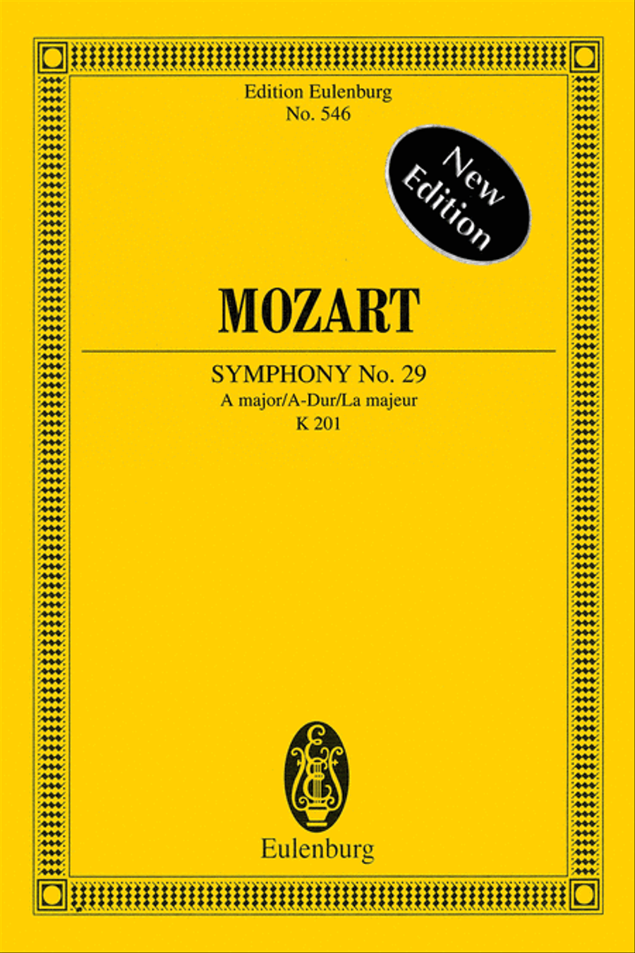 Symphony No. 29 In A Major Kv 201 Orchestra scores gallery preview page 1