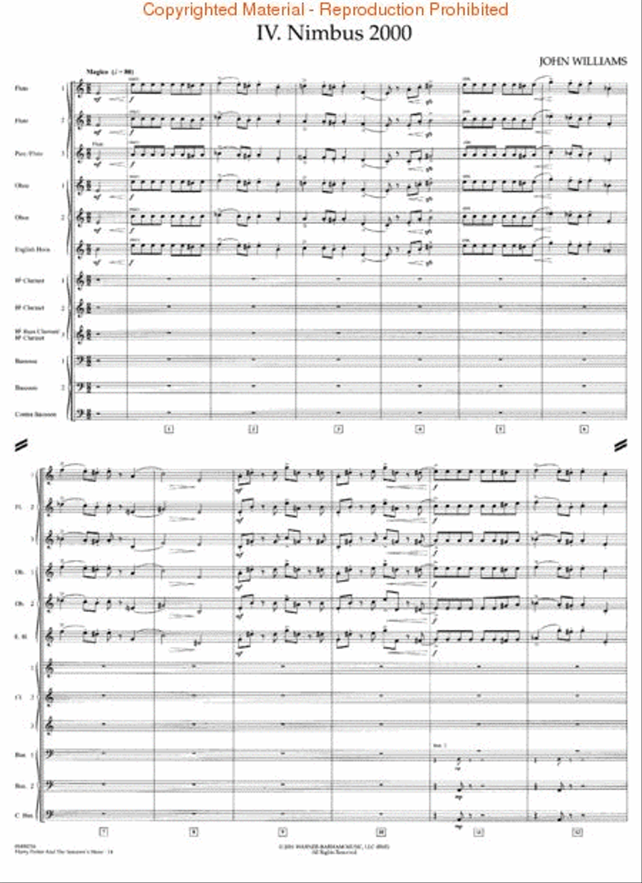 Harry Potter and the Sorcerer's Stone Full Orchestra scores gallery preview page 3