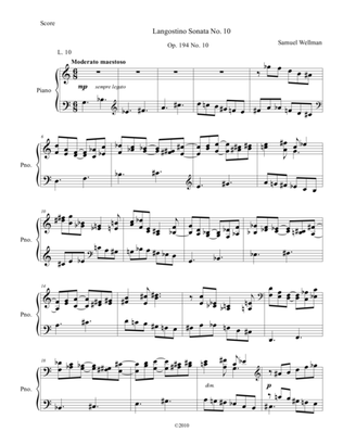 Langostino Sonata No. 10.