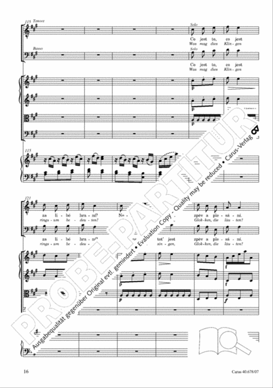 Missa pastoralis bohemica 4-Part scores gallery preview page 29