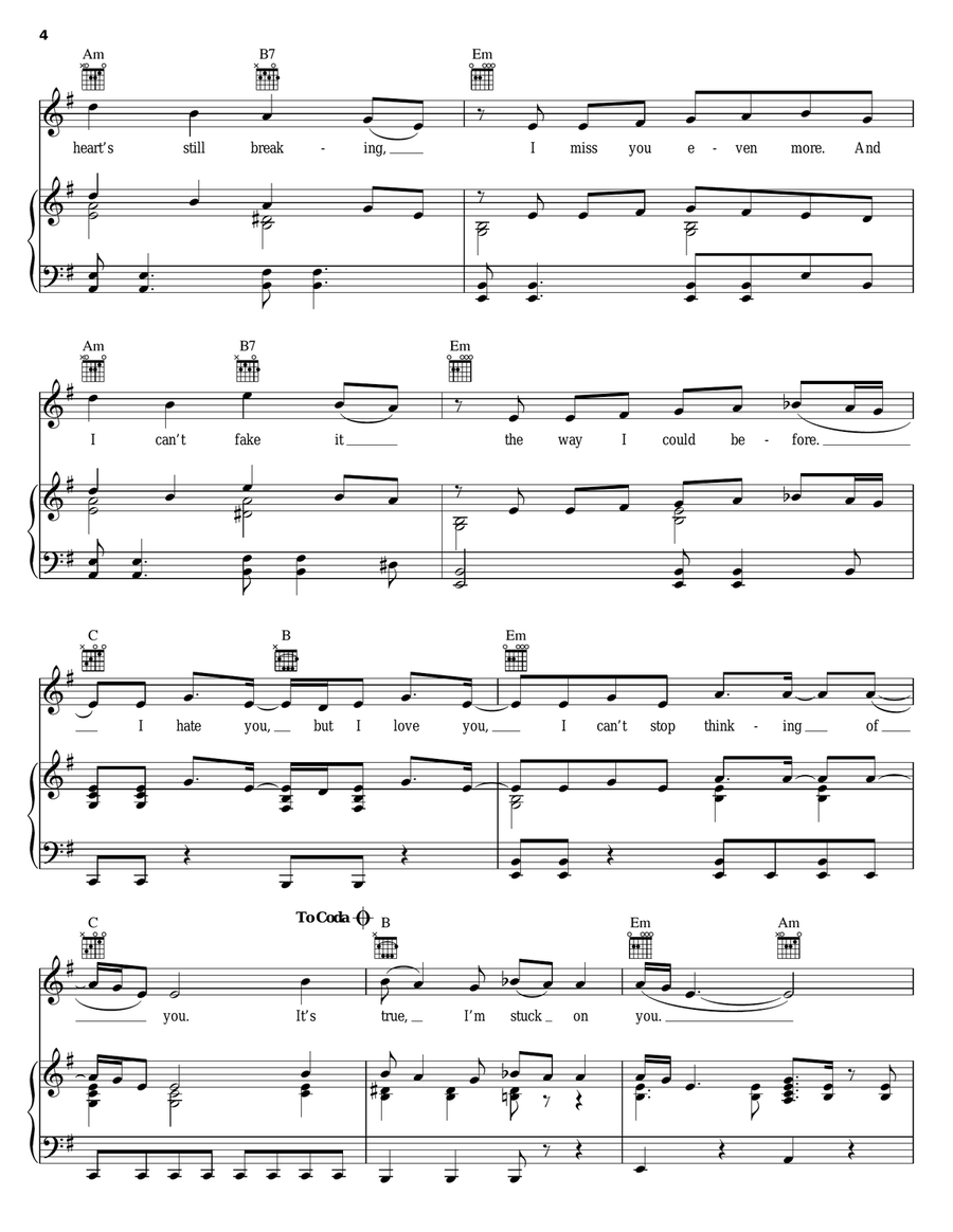 Stuck Acoustic Guitar scores gallery preview page 4