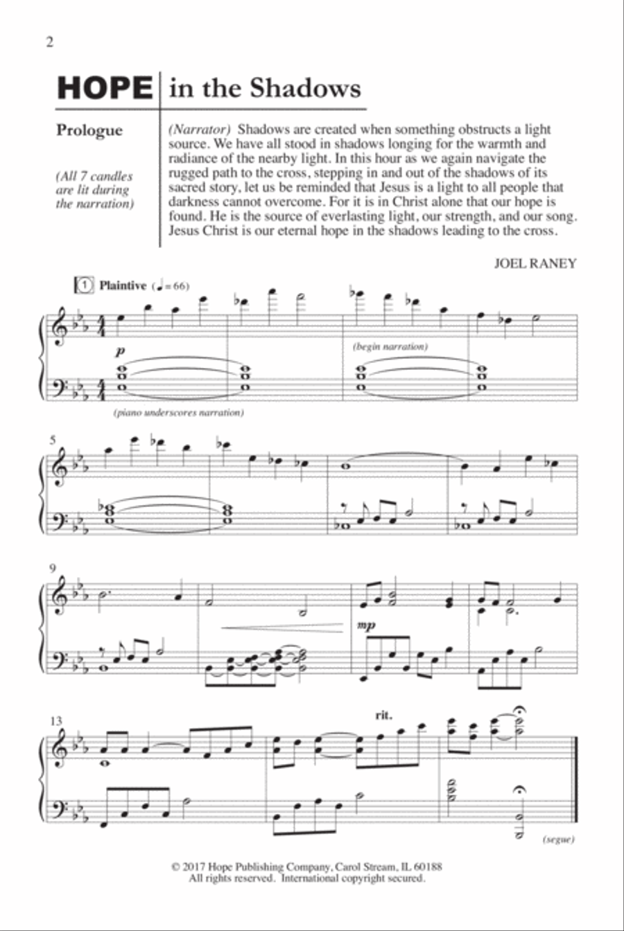 Hope in the Shadows-Score 4-Part scores gallery preview page 2