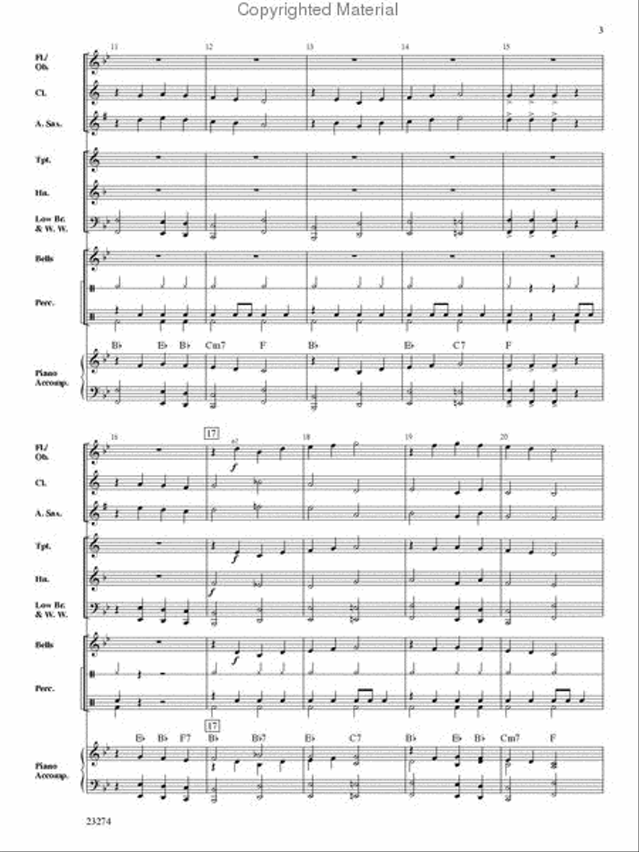 New Orleans Strut Concert Band scores gallery preview page 3