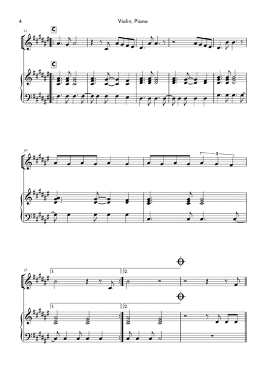 305 Violin Solo scores gallery preview page 4