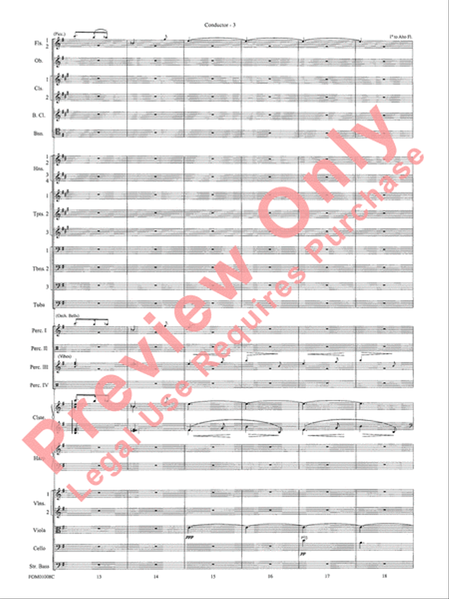 Harry Potter Symphonic Suite Full Orchestra scores gallery preview page 6