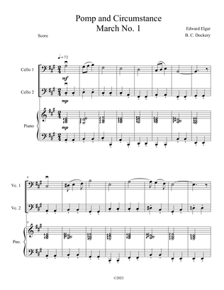 Pomp and Circumstance (Cello Duet with Piano Accompaniment)