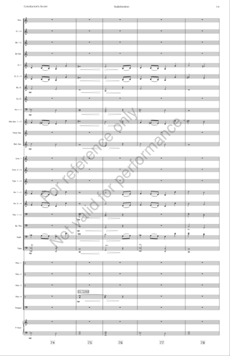 Sailabration Sailabration Concert Band scores gallery preview page 17