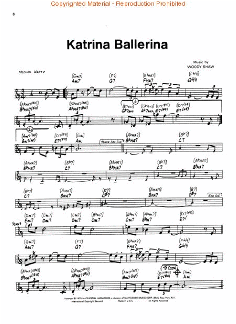 Woody Shaw - Jazz Trumpet Solos Trumpet Solo scores gallery preview page 2