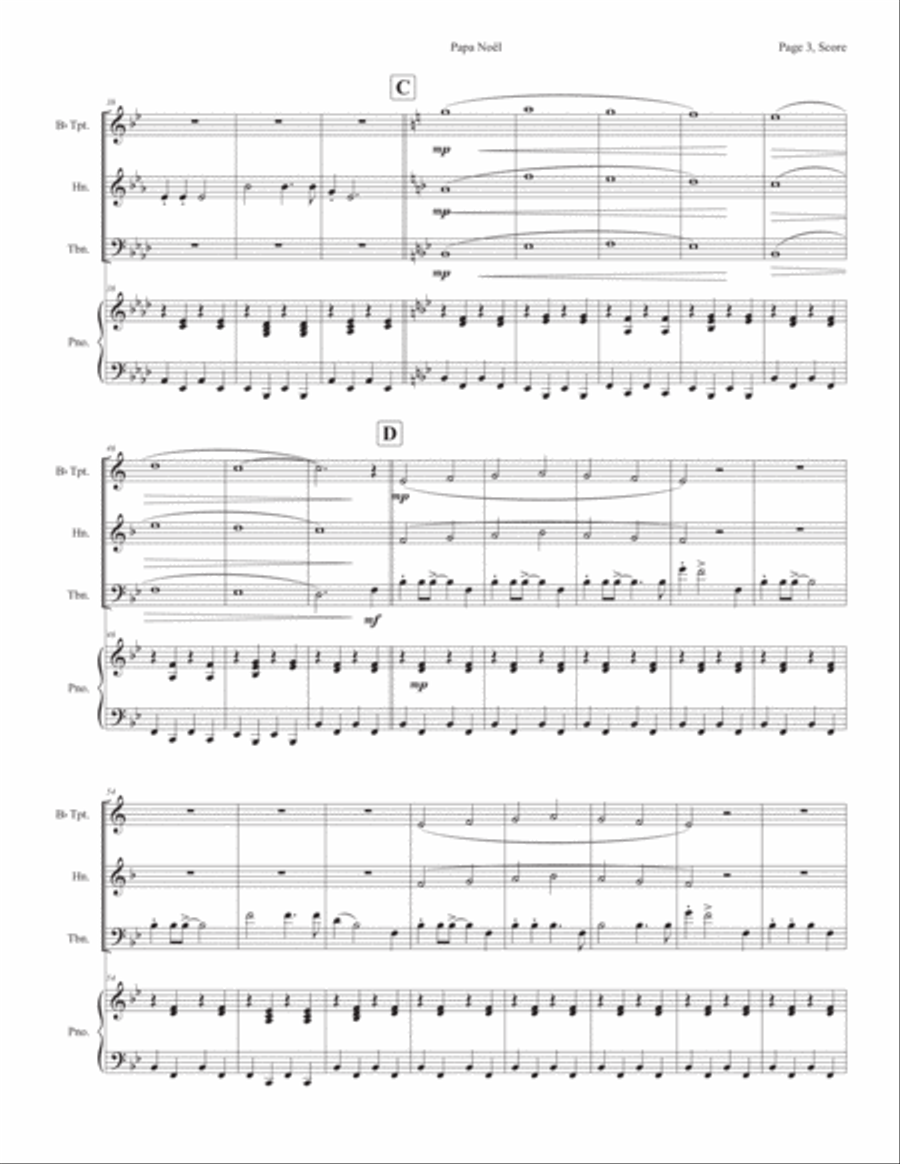 Papa Noel Papa Noel Horn scores gallery preview page 3