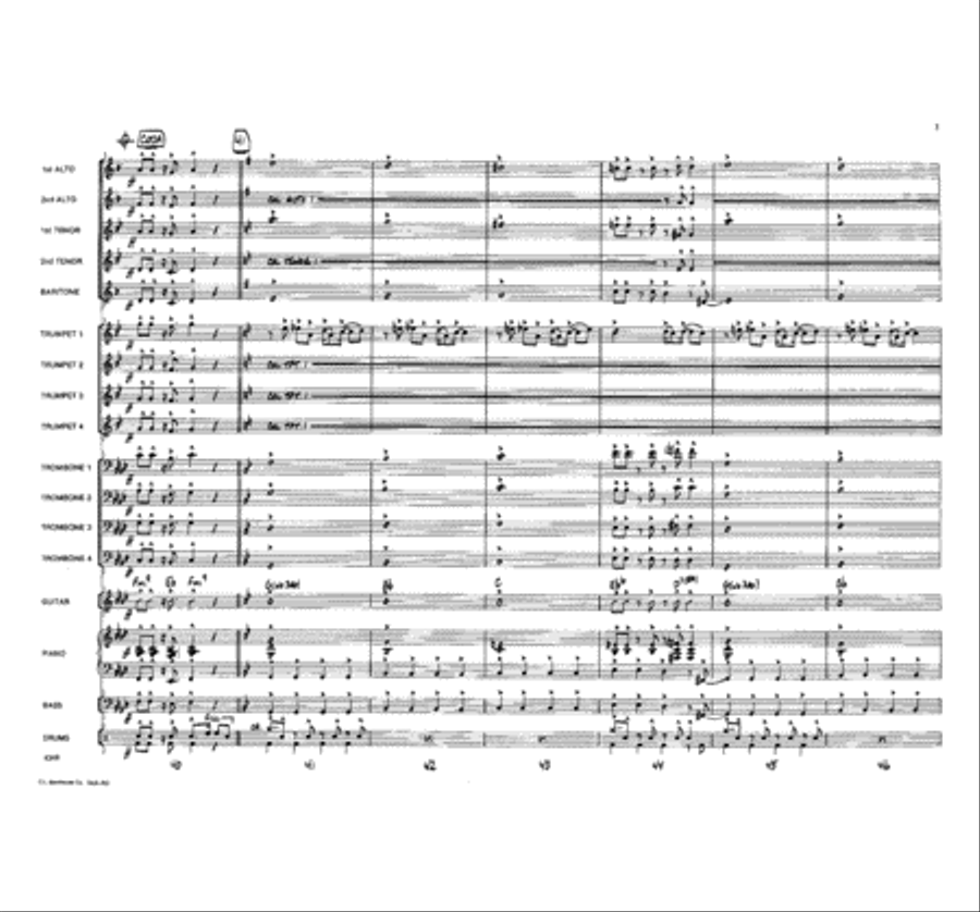 Ballistic Brass Ballistic Brass Jazz Ensemble scores gallery preview page 7