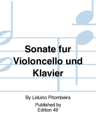Sonate fur Violoncello und Klavier