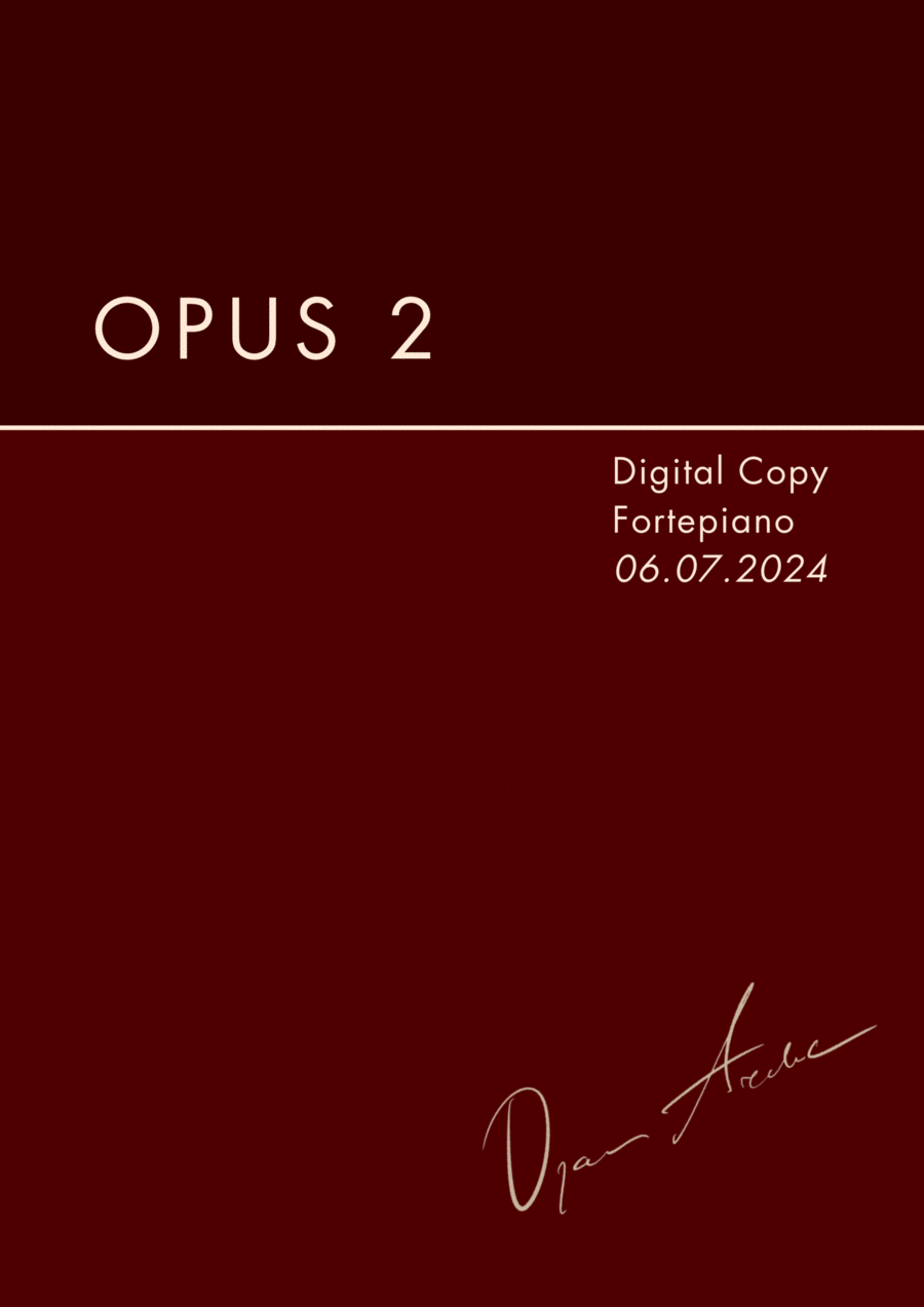 Opus 2 Piano Solo scores gallery preview page 1