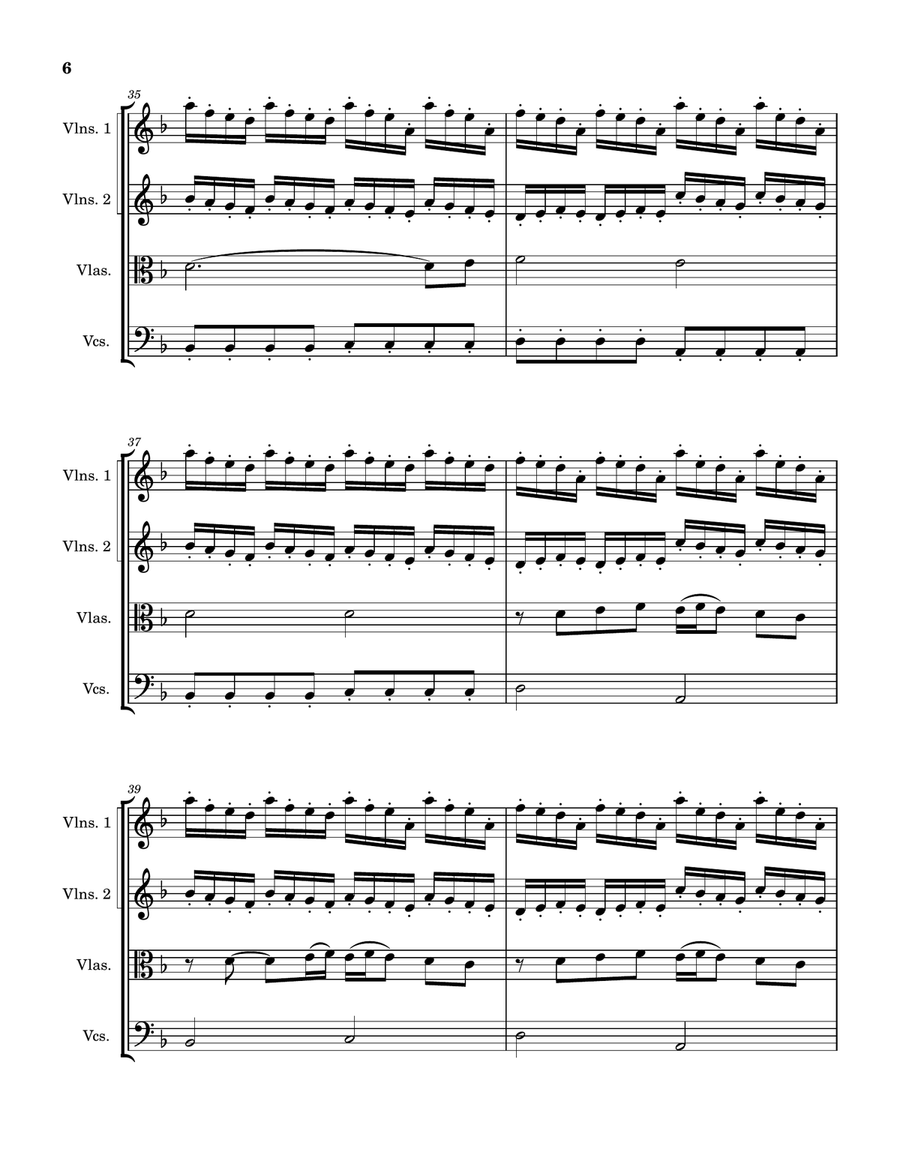 Archangel - Trailer String Quartet scores gallery preview page 6