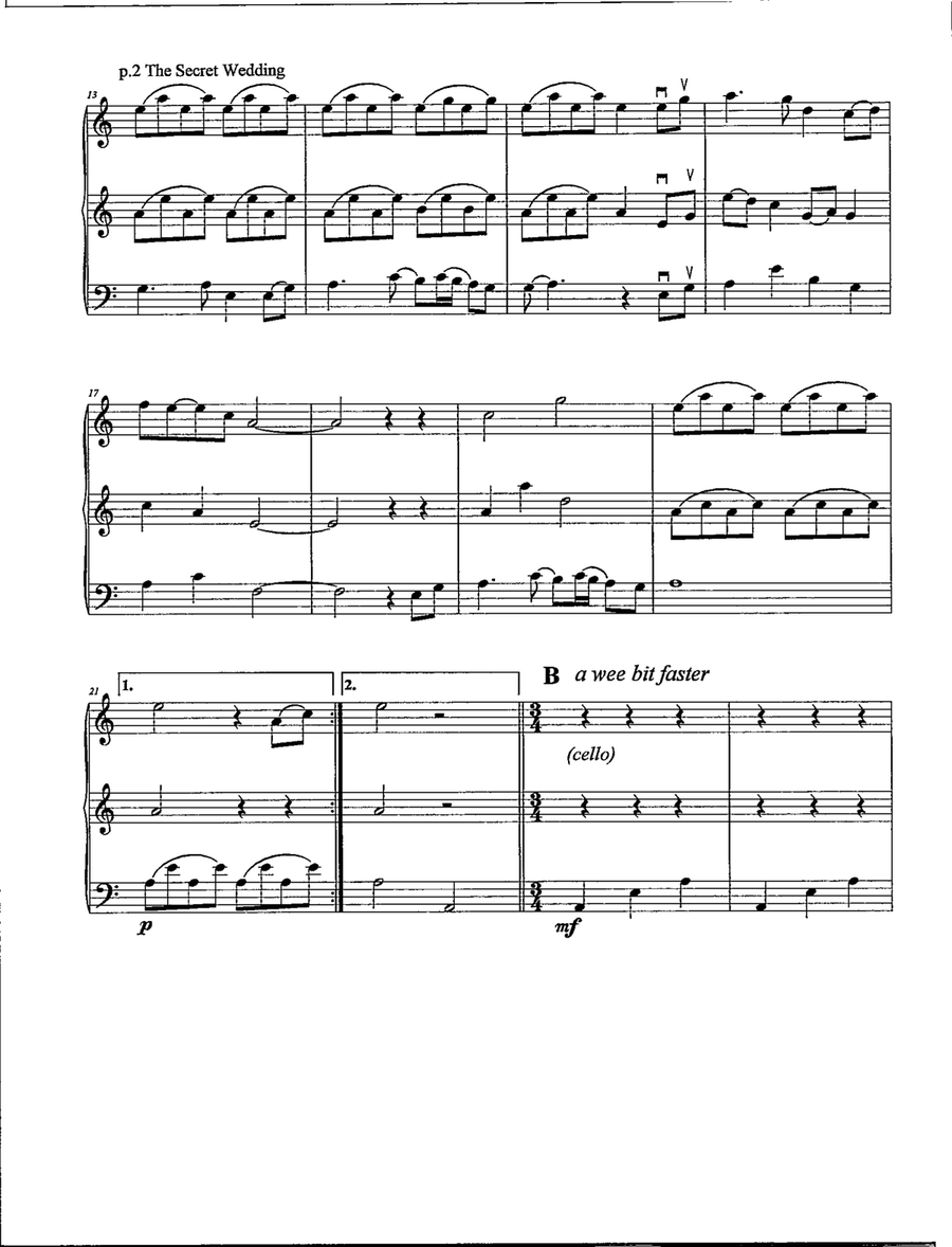 The Secret Wedding String Trio scores gallery preview page 3