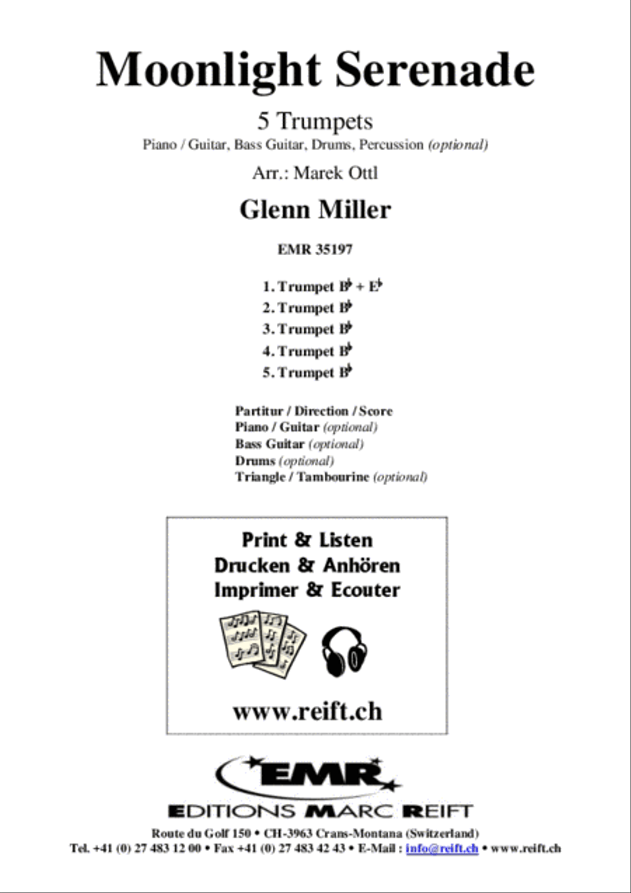 Moonlight Serenade Trumpet scores gallery preview page 2