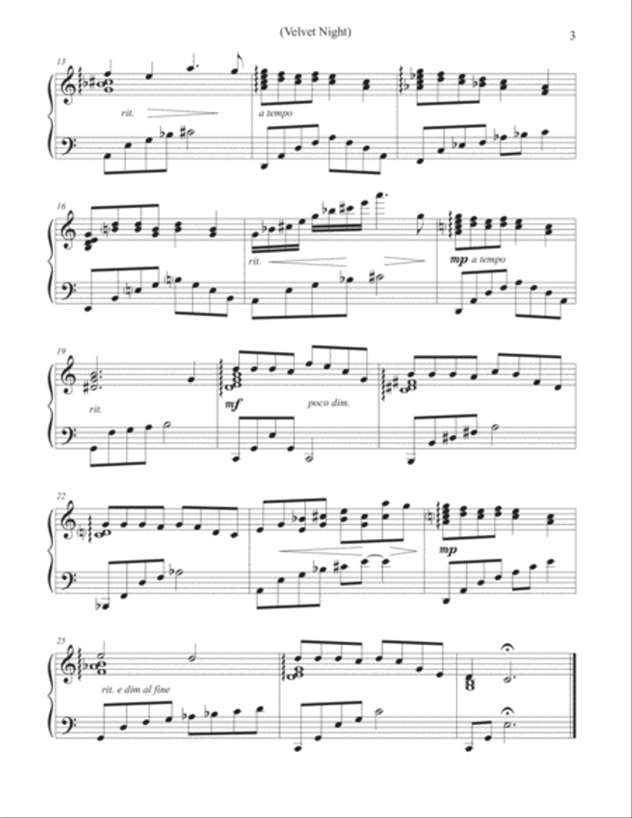 Piano Romance Piano Solo scores gallery preview page 3