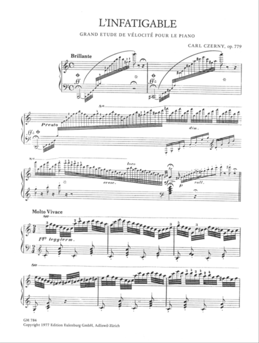Grand etude 'L'infatigable' Piano Method scores gallery preview page 2