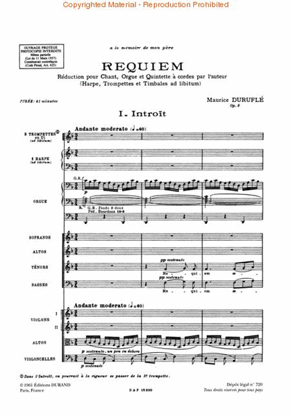 Requiem (reduced orchestration)