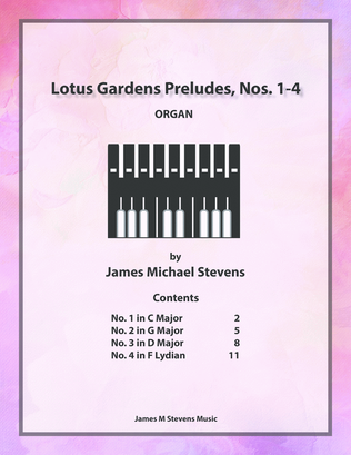 Book cover for Lotus Gardens Preludes, Nos. 1-4