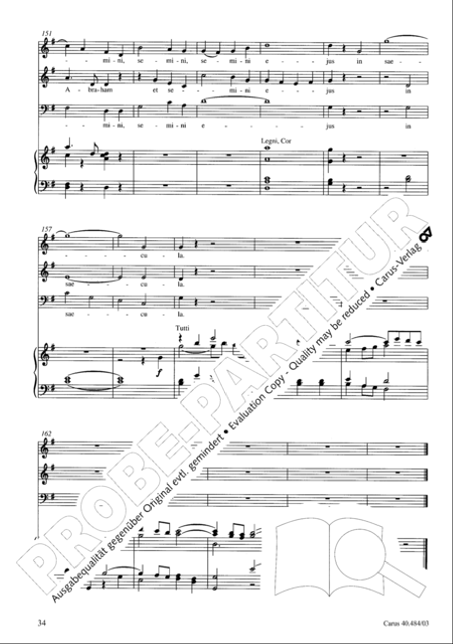 Magnificat in D ATB scores gallery preview page 35
