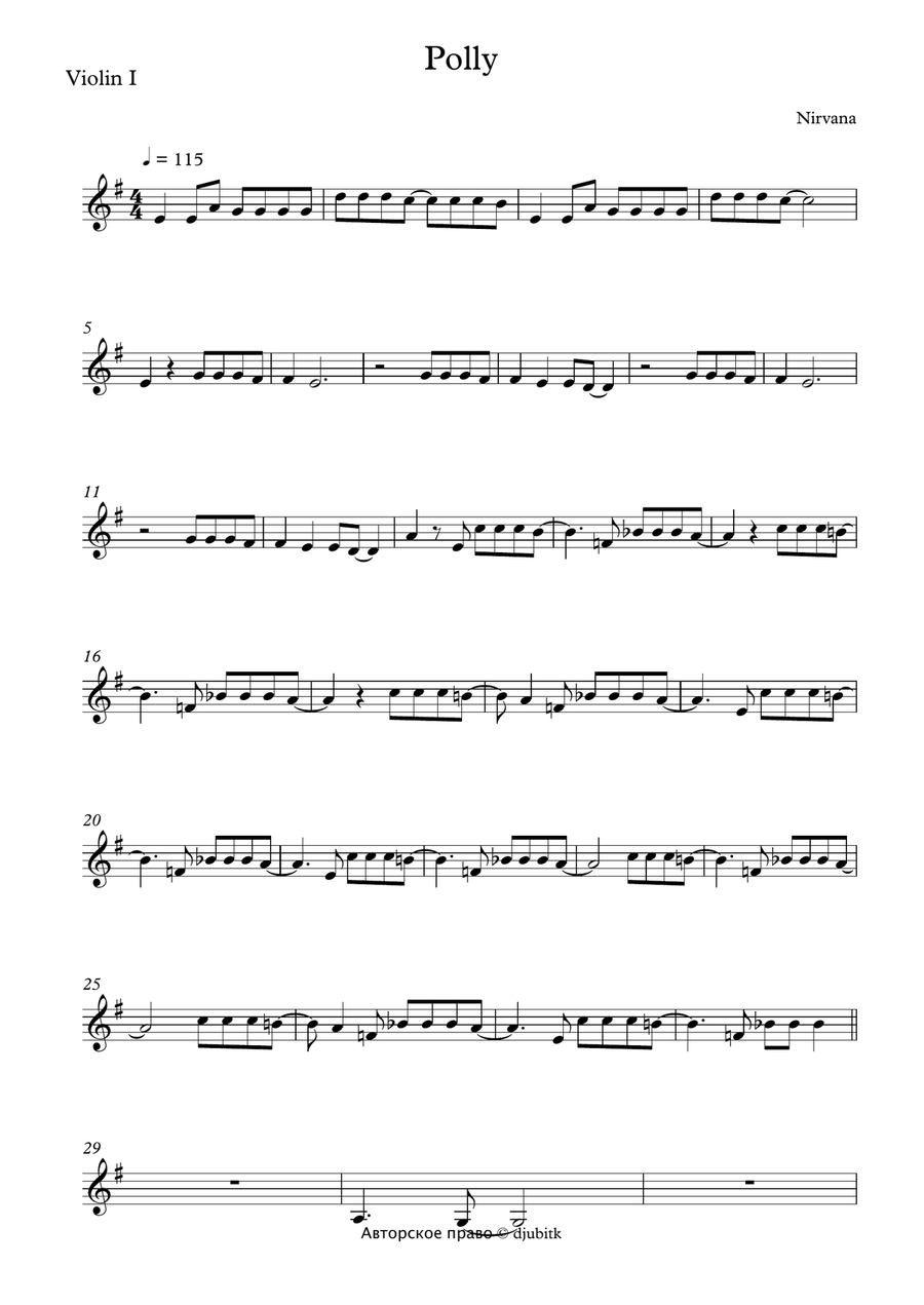 (new Wave) Polly String Quartet scores gallery preview page 1
