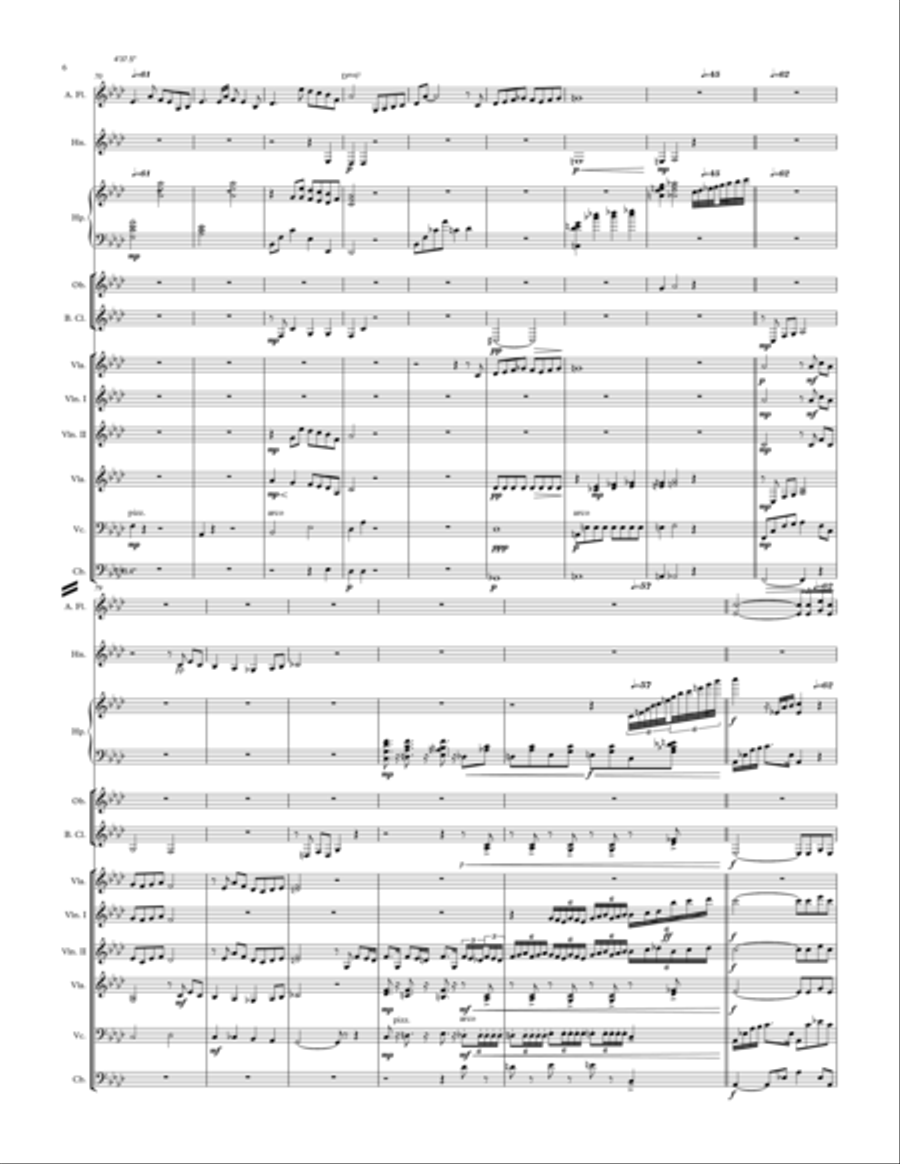 Vũ Điệu Hương Giang | Perfume river’s Dance (Instrumental music)(Score & Parts) String Orchestra scores gallery preview page 6
