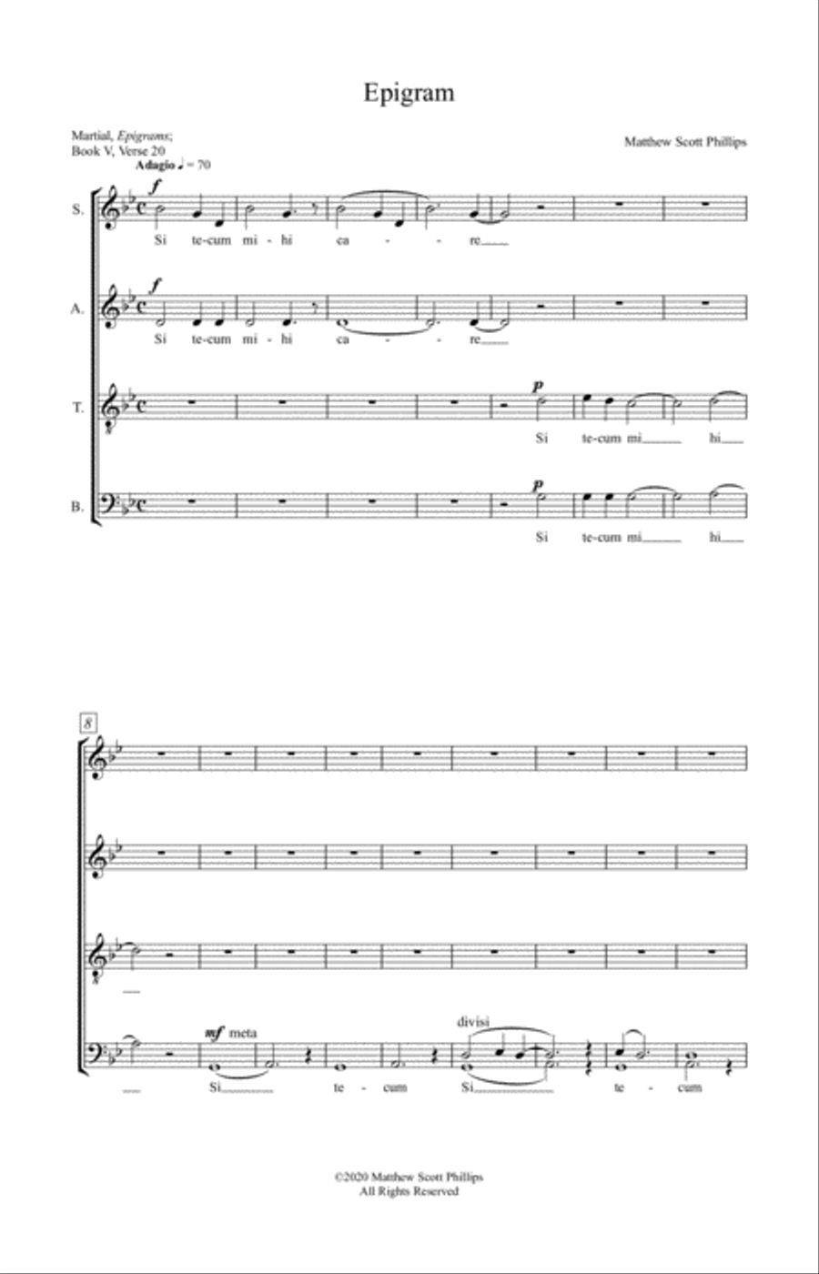 Epigram 4-Part scores gallery preview page 3