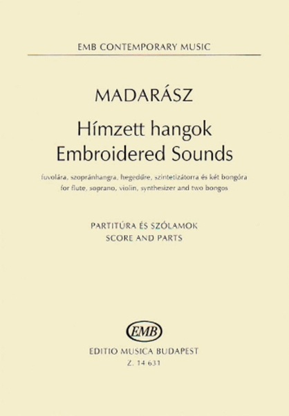 Embroidered Sounds For Flute, Soprano, Violin, Synthesizer And Two Bongos Sc/pts
