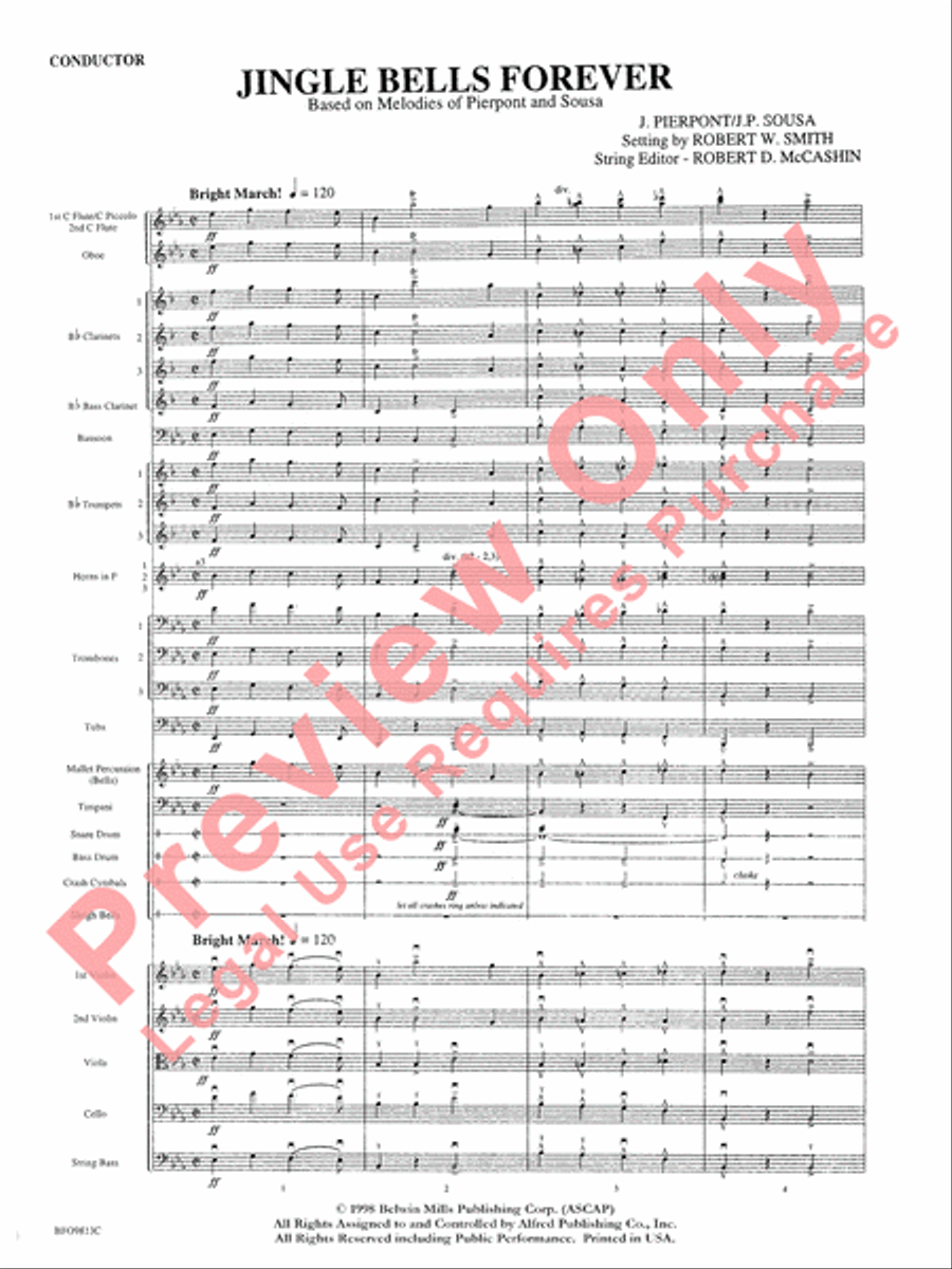 Jingle Bells Forever Full Orchestra scores gallery preview page 4
