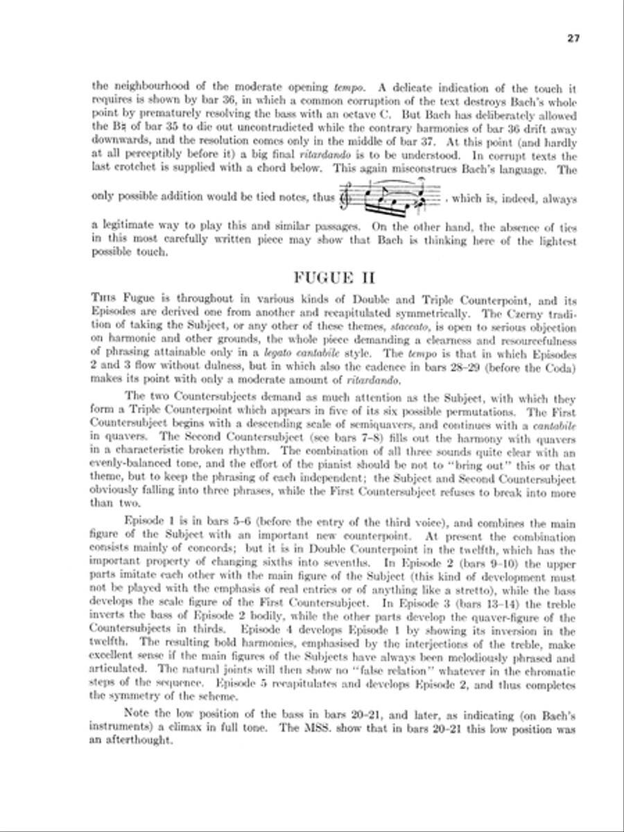 The Well-Tempered Clavier -- 48 Preludes and Fugues Book I Piano Solo scores gallery preview page 10